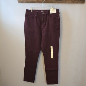 a.n.a Women's Jeans in Burgundy